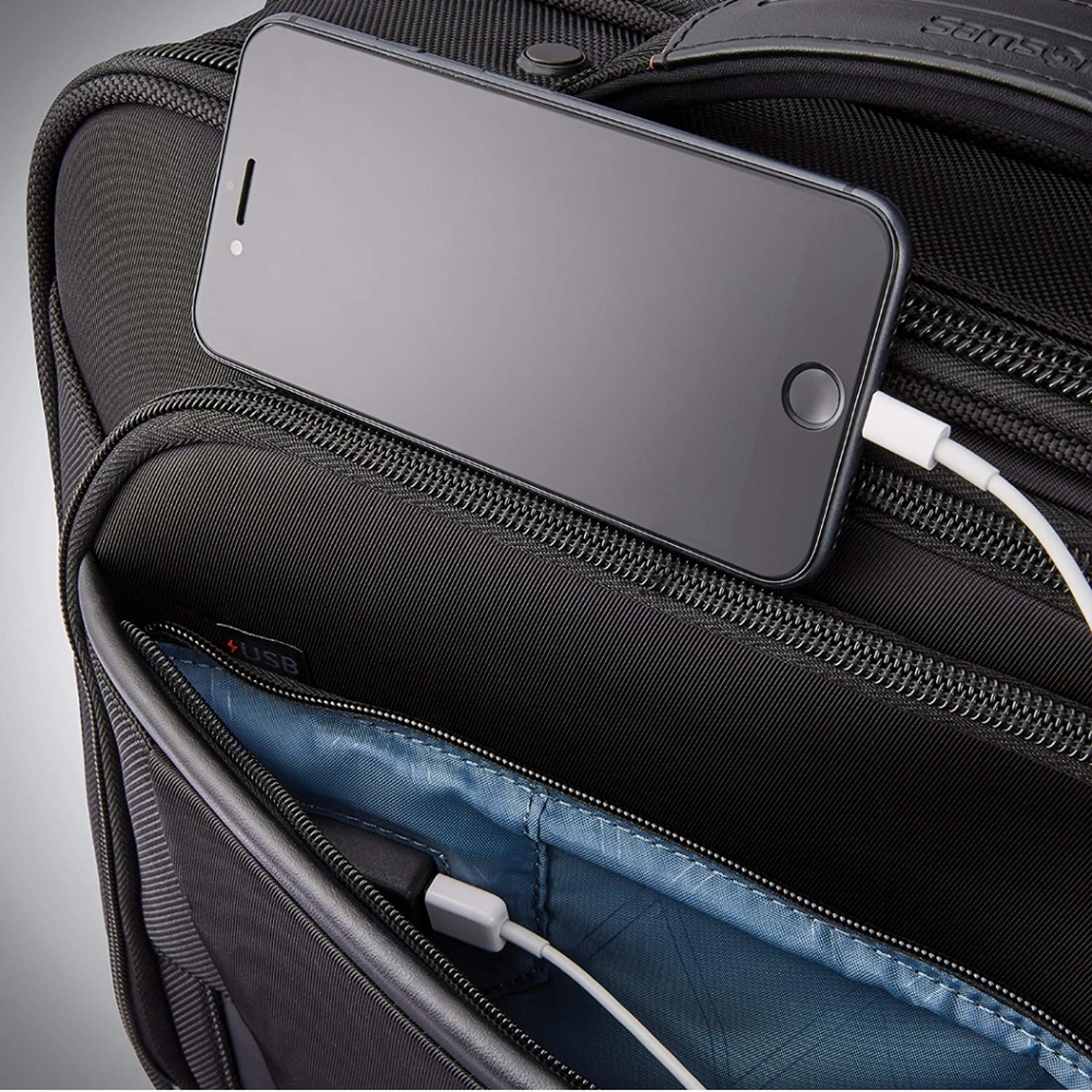 Samsonite Pro Upright Mobile Office, Black, One Size - Picture 10 of 16